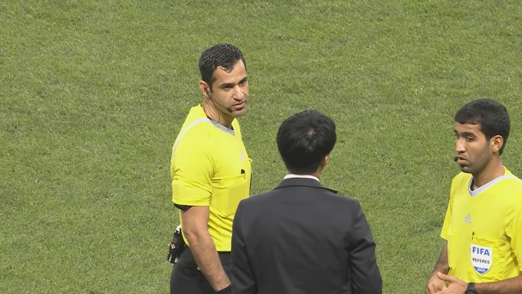  賈西姆執(zhí)法亞冠海港客戰(zhàn)神戶勝利船，此前主哨國足0-7日本