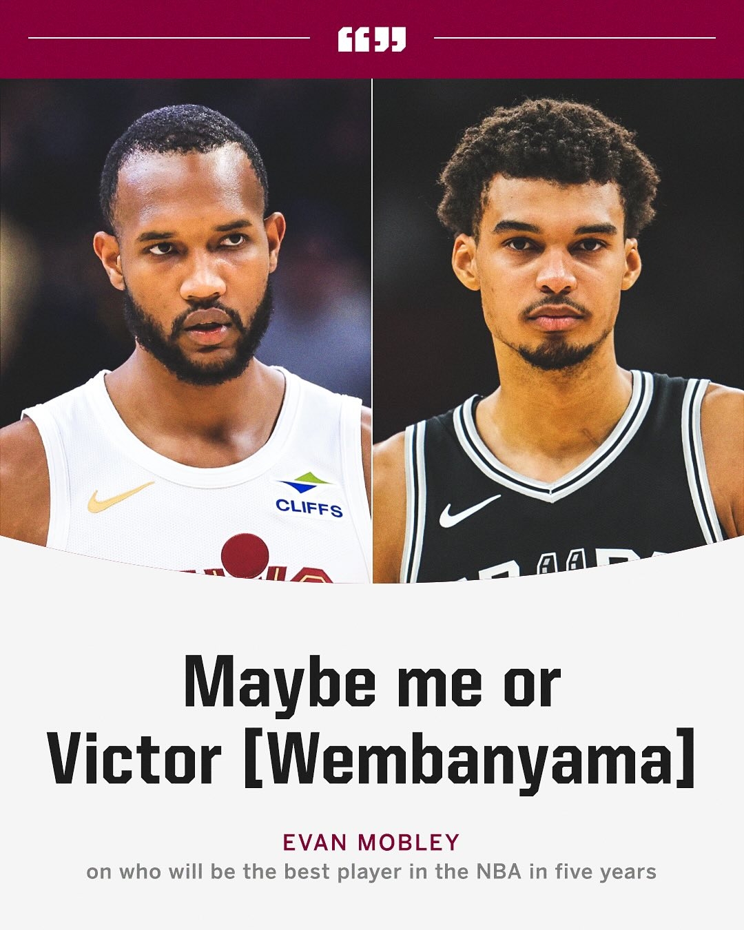  未來5年NBA最好的球員會是誰？莫布里：可能是我或者文班亞馬